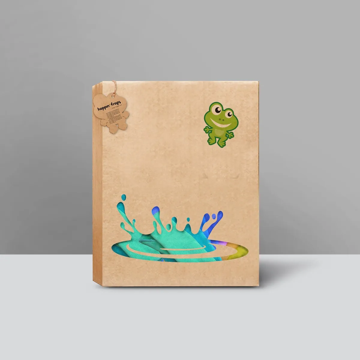 hoppin' frogs brand — creative direction and brand work by Nabina Ghosh