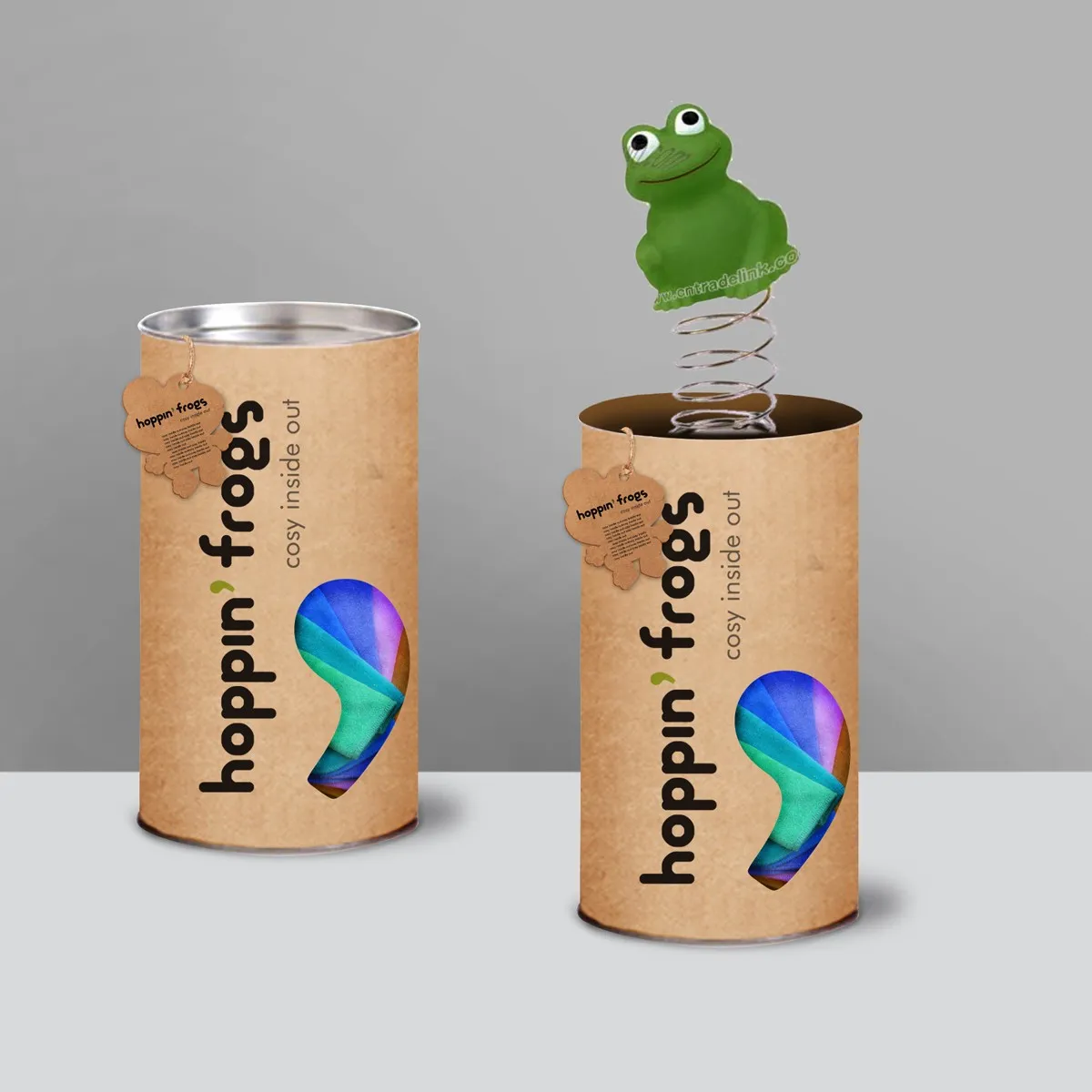 hoppin' frogs product range — pitch creative work